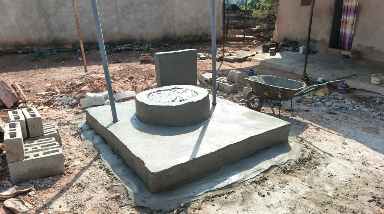 Un nouveau puits en construction